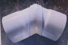 FABRICACION ESPECIAL CODO PVC DE 45 GRADOS X 12"